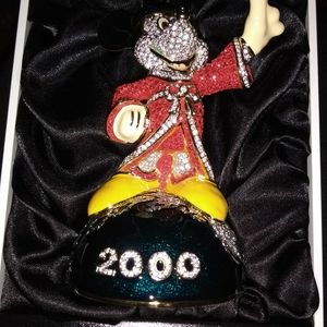 Disney Swarovski Arribas Brothers limited 2000 Mickey Mouse Fantasia Sorcerer